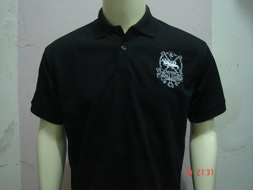 Black Ralph Lauren Polo shirt with big pony-T43