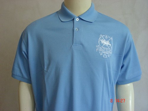 Blue Ralph Lauren Polo shirt with big pony-T40