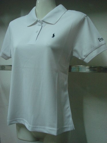 Womens white Ralph Lauren Polo shirt -T29