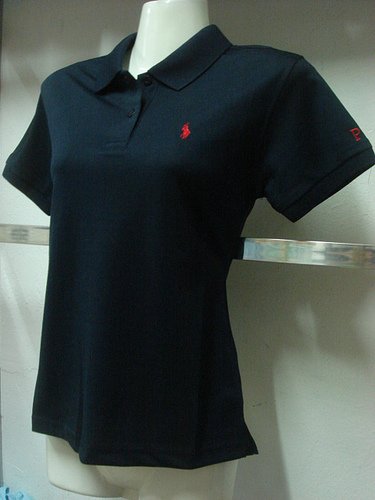 Womens Navy Blue Ralph Lauren Polo shirt -T25
