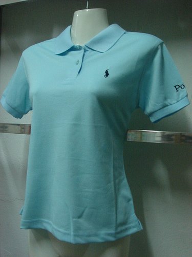 Womens light Blue Ralph Lauren Polo shirt -T24