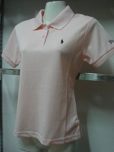 Womens Pink Ralph Lauren Polo shirt -T21