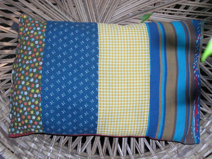 infant patchwork pillow
