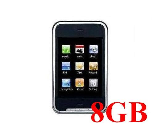 8GB 2.8" LCD Touch Screen MP3 MP4 Player