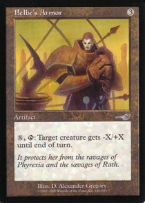 Magic the Gathering Nemesis Belbe's Armor NM/Mint