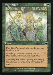 Magic the Gathering Nemesis Fog Patch NM/Mint