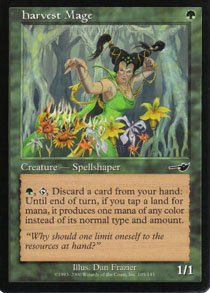 Magic the Gathering Nemesis Harvest Mage NM/Mint