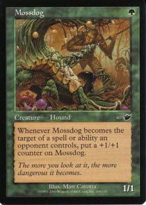 Magic the Gathering Nemesis Mossdog NM/Mint