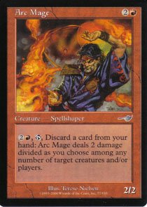 Magic the Gathering Nemesis Arc Mage NM/Mint