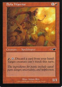 Magic the Gathering Nemesis Bola Warrior NM/Mint