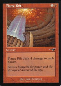 Magic the Gathering Nemesis Flame Rift NM/Mint