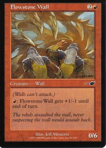 Magic the Gathering Nemesis Flowstone Wall NM/Mint