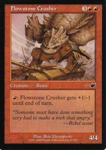 Magic the Gathering Nemesis Flowstone Crusher NM/Mint