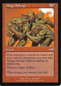 Magic the Gathering Nemesis Mogg Salvage NM/Mint