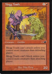 Magic the Gathering Nemesis Mogg Toady NM/Mint