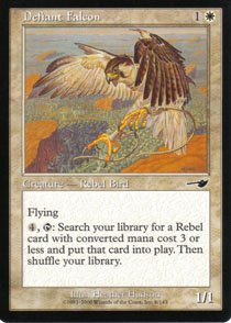 Magic the Gathering Nemesis Defiant Falcon NM/Mint