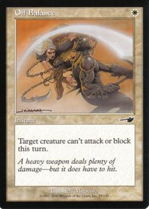 Magic the Gathering Nemesis Off Balance NM/Mint