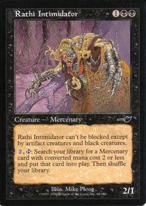 Magic the Gathering Nemesis Rathi Intimidator NM/Mint