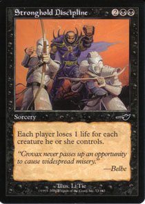 Magic the Gathering Nemesis Stronghold Discipline NM/Mint