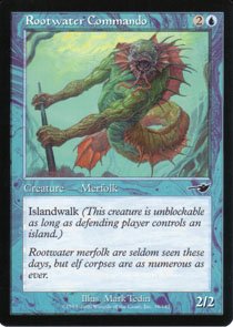 Magic the Gathering Nemesis Rootwater Commando NM/Mint