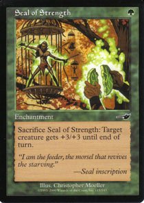 Magic the Gathering Nemesis Seal of Strength NM/Mint