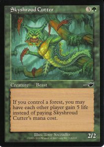 Magic the Gathering Nemesis Skyshroud Cutter NM/Mint