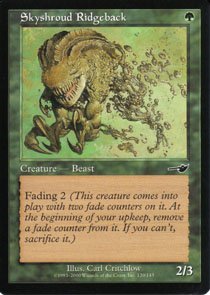 Magic the Gathering Nemesis Skyshroud Ridgeback NM/Mint