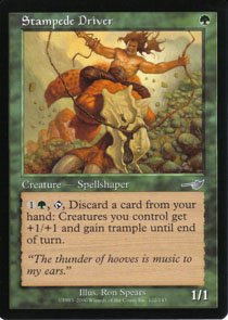 Magic the Gathering Nemesis Stampede Driver NM/Mint