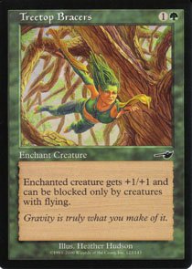 Magic the Gathering Nemesis Treetop Bracers NM/Mint