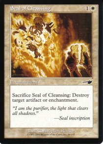 Magic the Gathering Nemesis Seal of Cleansing NM/Mint