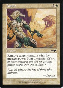 Magic the Gathering Nemesis Topple NM/Mint