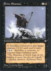 Magic the Gathering Ice Age Brine Shaman NM/Mint