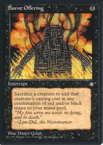 Magic the Gathering Ice Age Burnt Offering NM/Mint