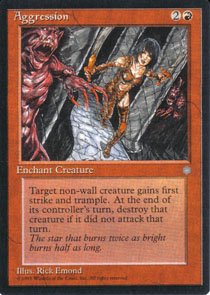 Magic the Gathering Ice Age Aggression NM/Mint