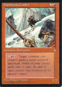 Magic the Gathering Ice Age Title: Barbarian Guides NM/Mint