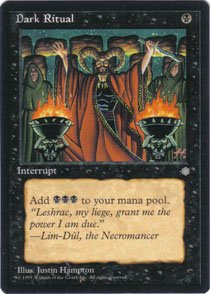 Magic the Gathering Ice Age Dark Ritual NM/Mint