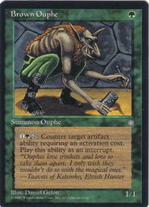 Magic the Gathering Ice Age Brown Ouphe NM/Mint