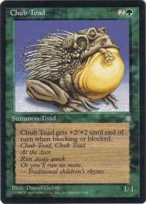 Magic the Gathering Ice Age Chub Toad NM/Mint