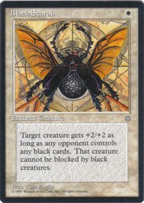 Magic the Gathering Ice Age Black Scarab NM/Mint