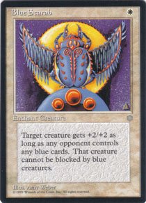 Magic the Gathering Ice Age Blue Scarab NM/Mint