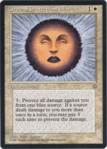 Magic the Gathering Ice Age Circle of Protection: Blue NM/Mint