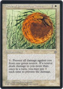 Magic the Gathering Ice Age Circle of Protection: Green NM/Mint