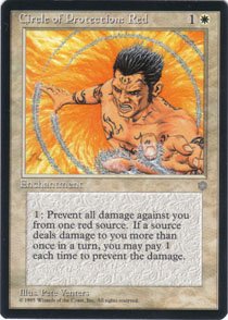 Magic the Gathering Ice Age Circle of Protection: Red NM/Mint