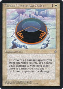 Magic the Gathering Ice Age Circle of Protection: White NM/Mint