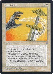 Magic the Gathering Ice Age Disenchant NM/Mint