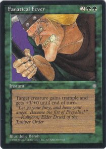 Magic the Gathering Ice Age Fanatical Fever NM/Mint