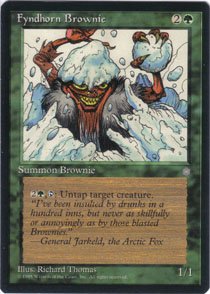 Magic the Gathering Ice Age Fyndhorn Brownie NM/Mint