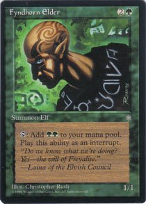 Magic the Gathering Ice Age Fyndhorn Elder NM/Mint