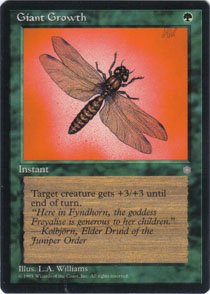 Magic the Gathering Ice Age Giant Growth NM/Mint