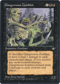 Magic the Gathering Ice Age Gangerous Zombies NM/Mint